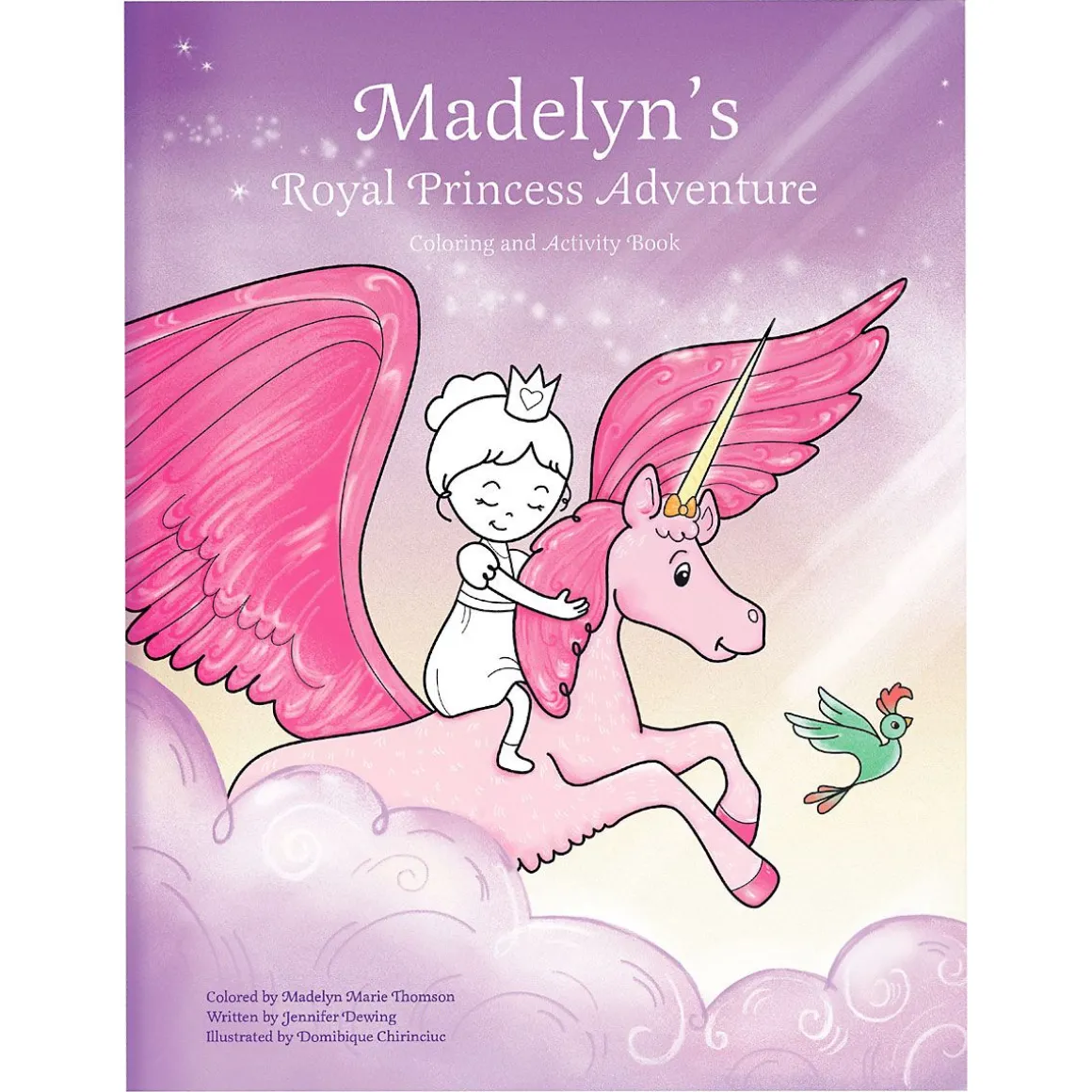 Royal Princess Personalized Coloring Book & Sticker Set