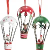 Santa’s Pals Hot Air Balloon Ornaments