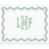 Scalloped Monogram Note Cards