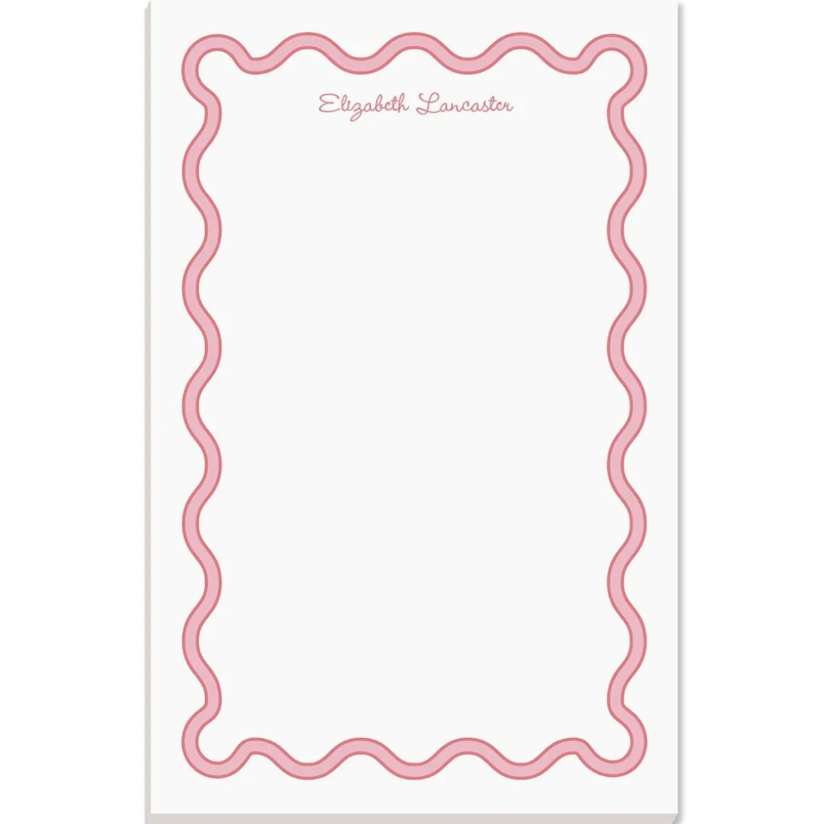 Scalloped Personalized Notepads