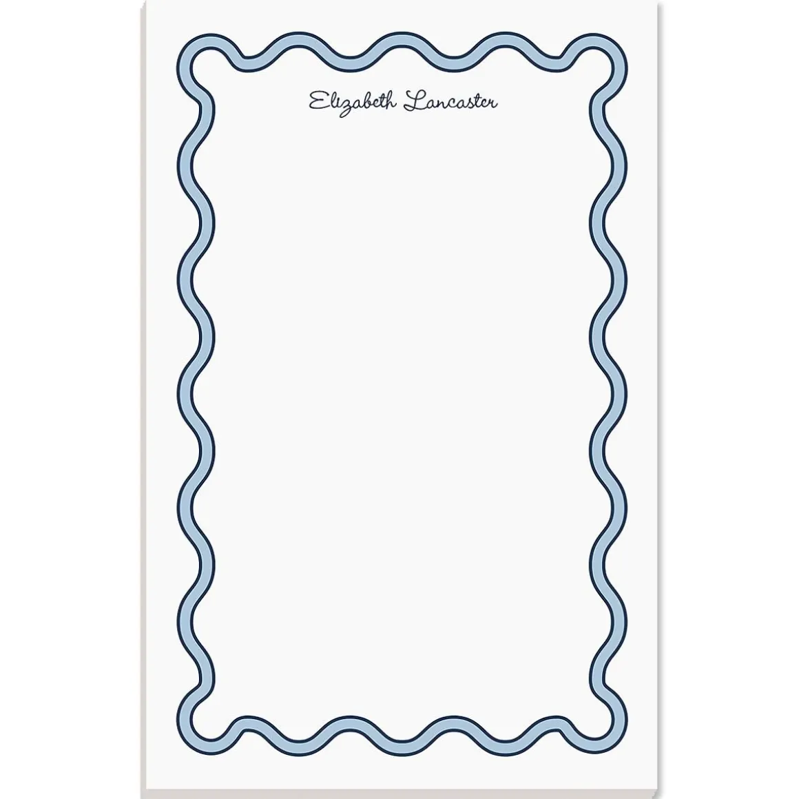 Scalloped Personalized Notepads