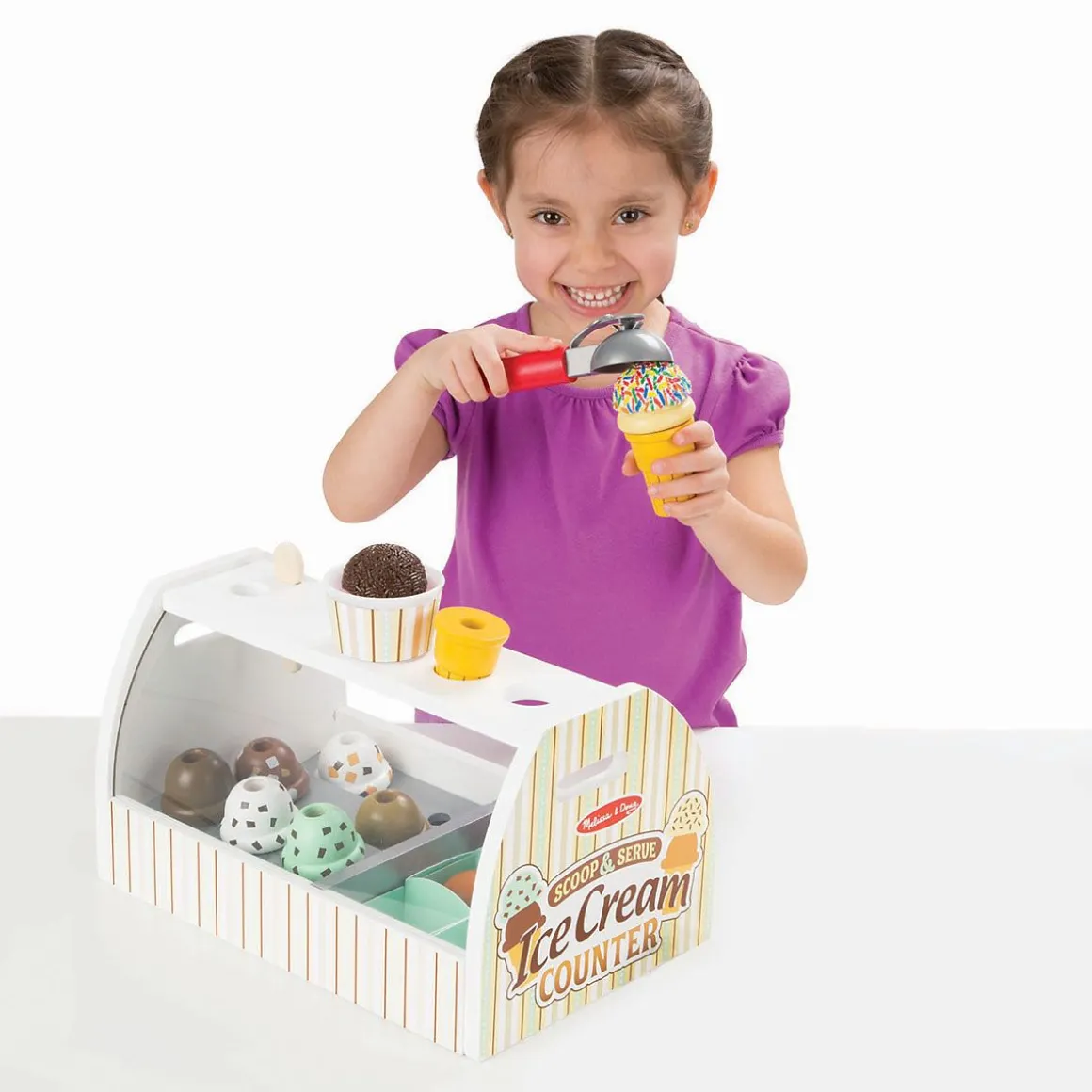 Scoop & Serve Personalized Ice Cream Counter