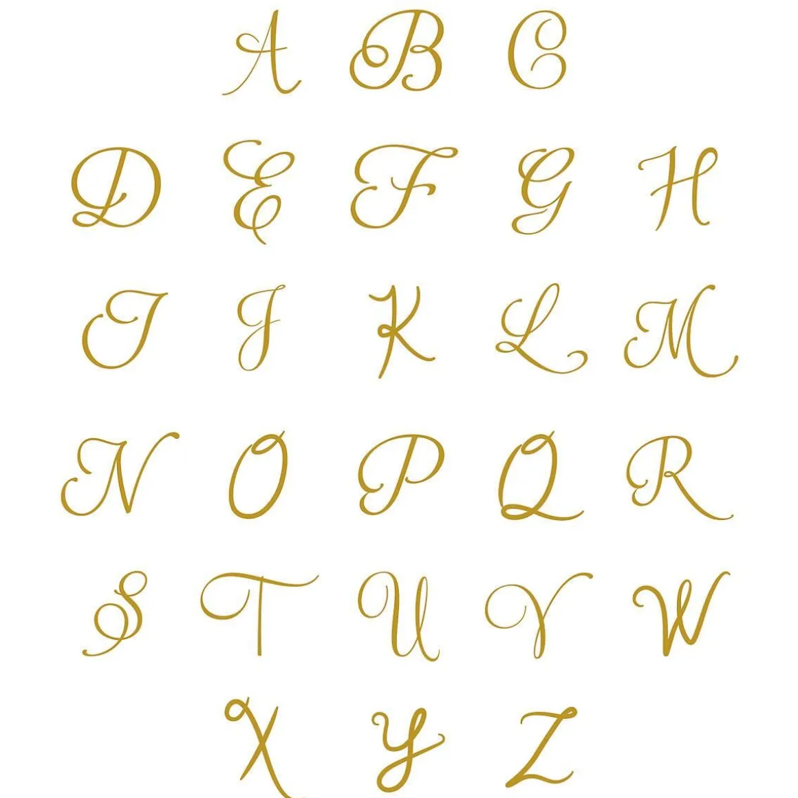 Script Initial Foil Stamped Disposable Hand Towels