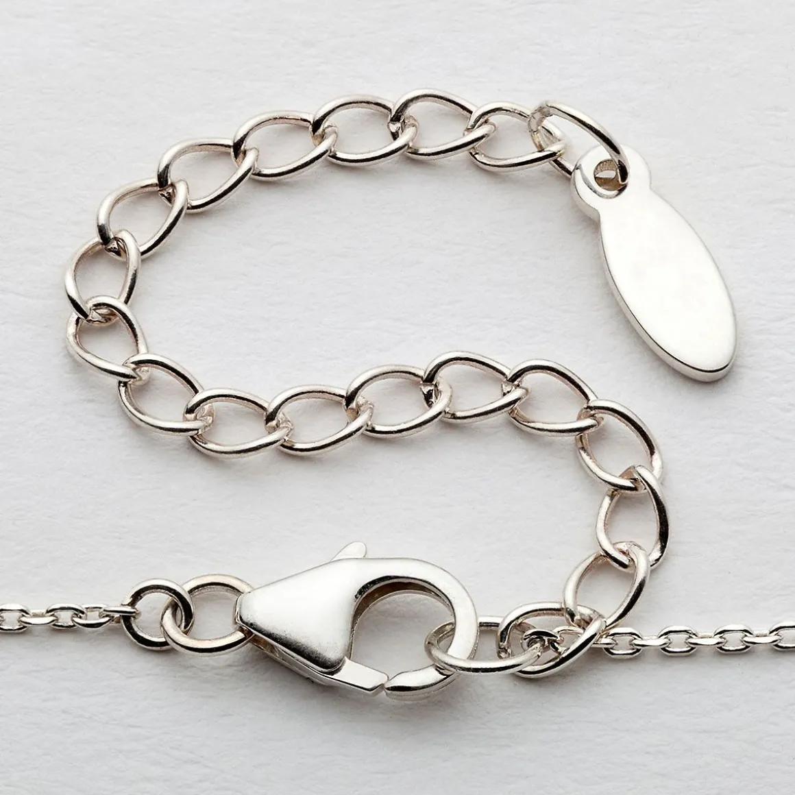 Script Lowercase Name Sterling Silver Necklace