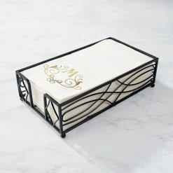 Scroll Initial Foil Stamped Disposable Hand Towels