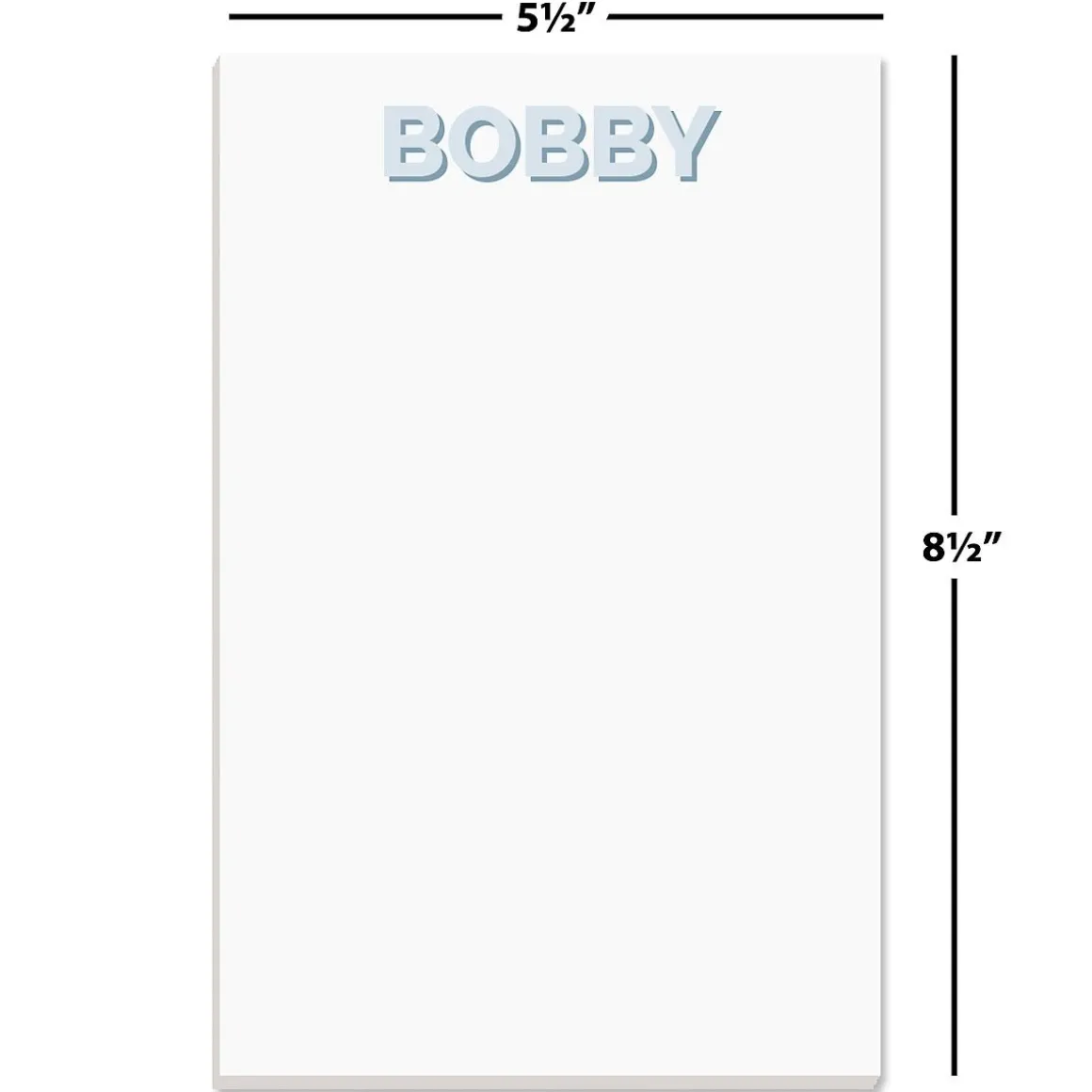 Shadow Cast Personalized Notepads