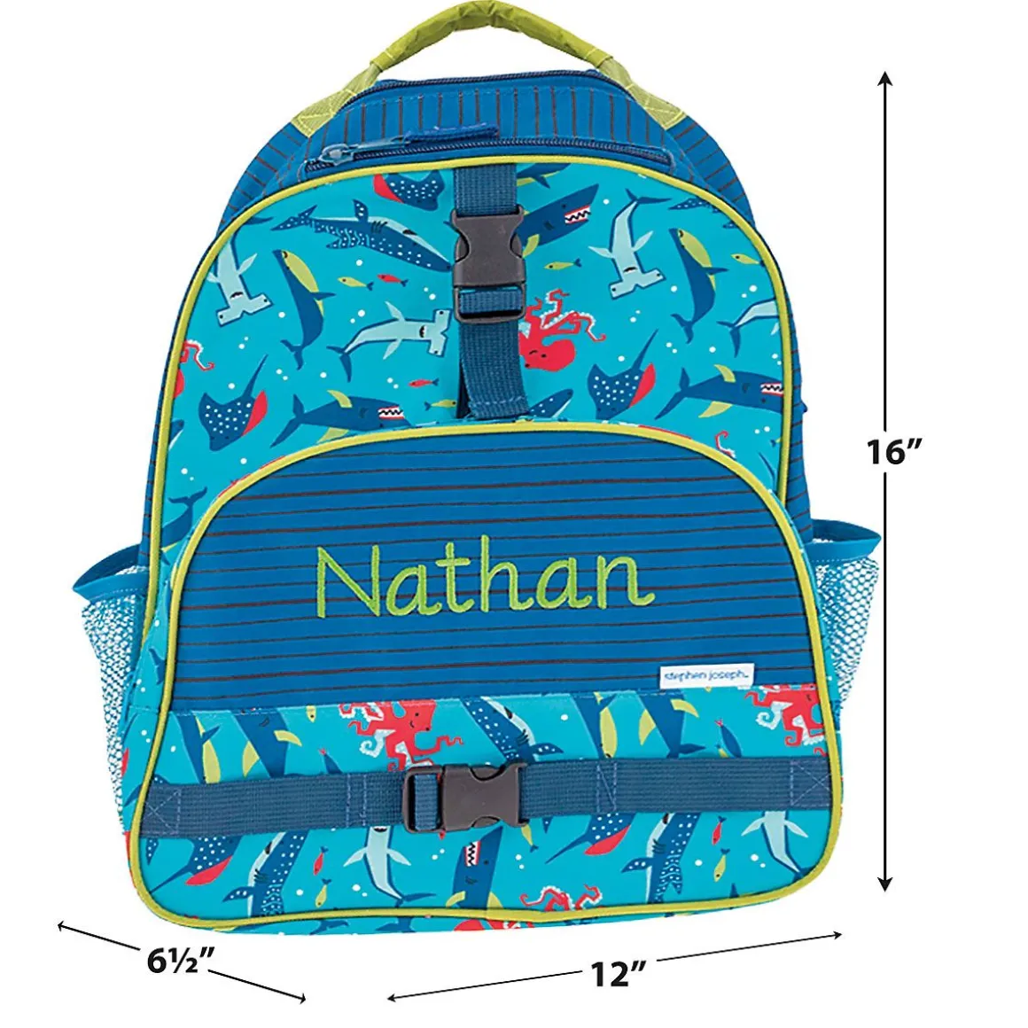 Shark Personalized Backpack by Stephen Joseph®
