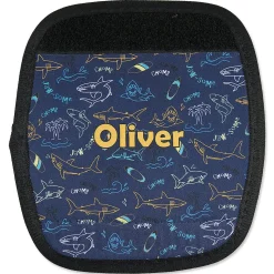 Sharks Personalized Luggage Handle Wrap