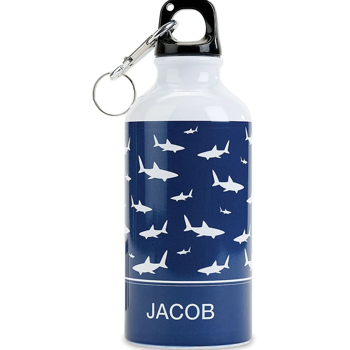 Sharks Personalized Water Bottle