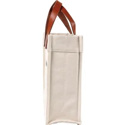 Signature Canvas Tote with Initial Line