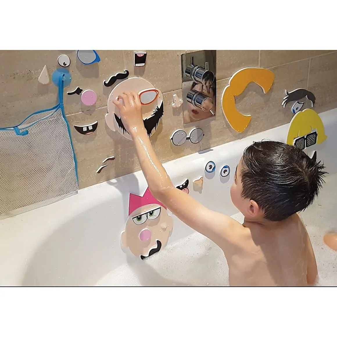 Silly Faces Bath Stickers