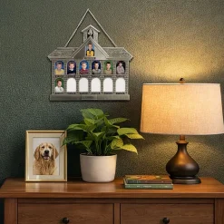 Silver Tone Personalized Schoolhouse Frame
