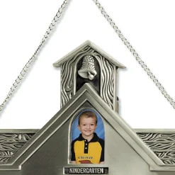 Silver Tone Personalized Schoolhouse Frame