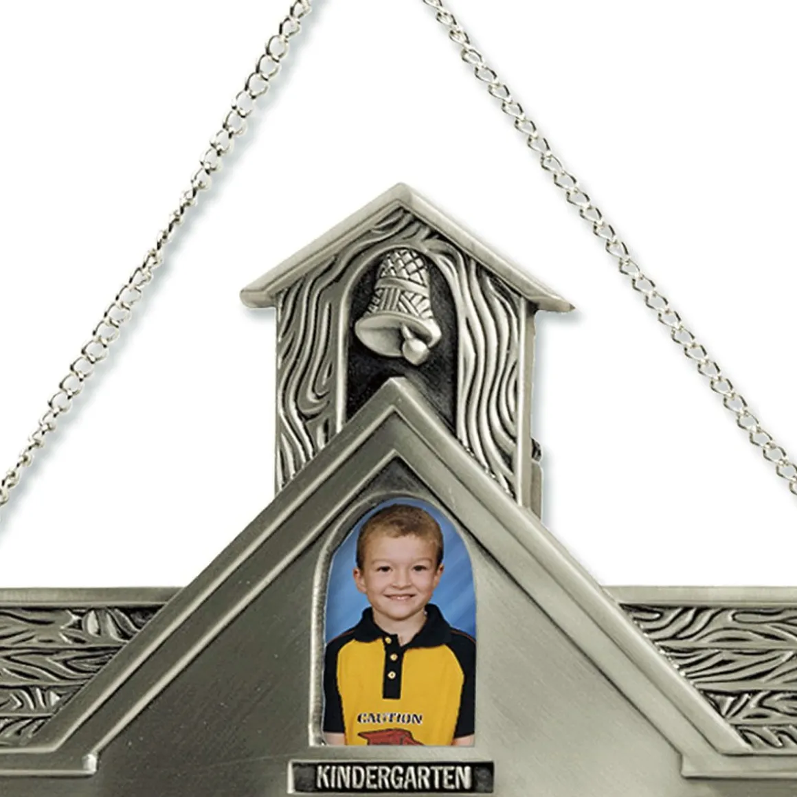 Silver Tone Personalized Schoolhouse Frame