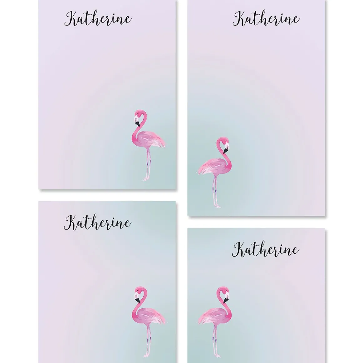 Single Flamingo Notepads