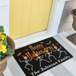 Skeleton Personalized Doormat