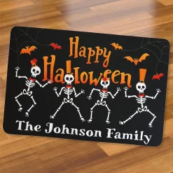 Skeleton Personalized Doormat