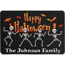 Skeleton Personalized Doormat
