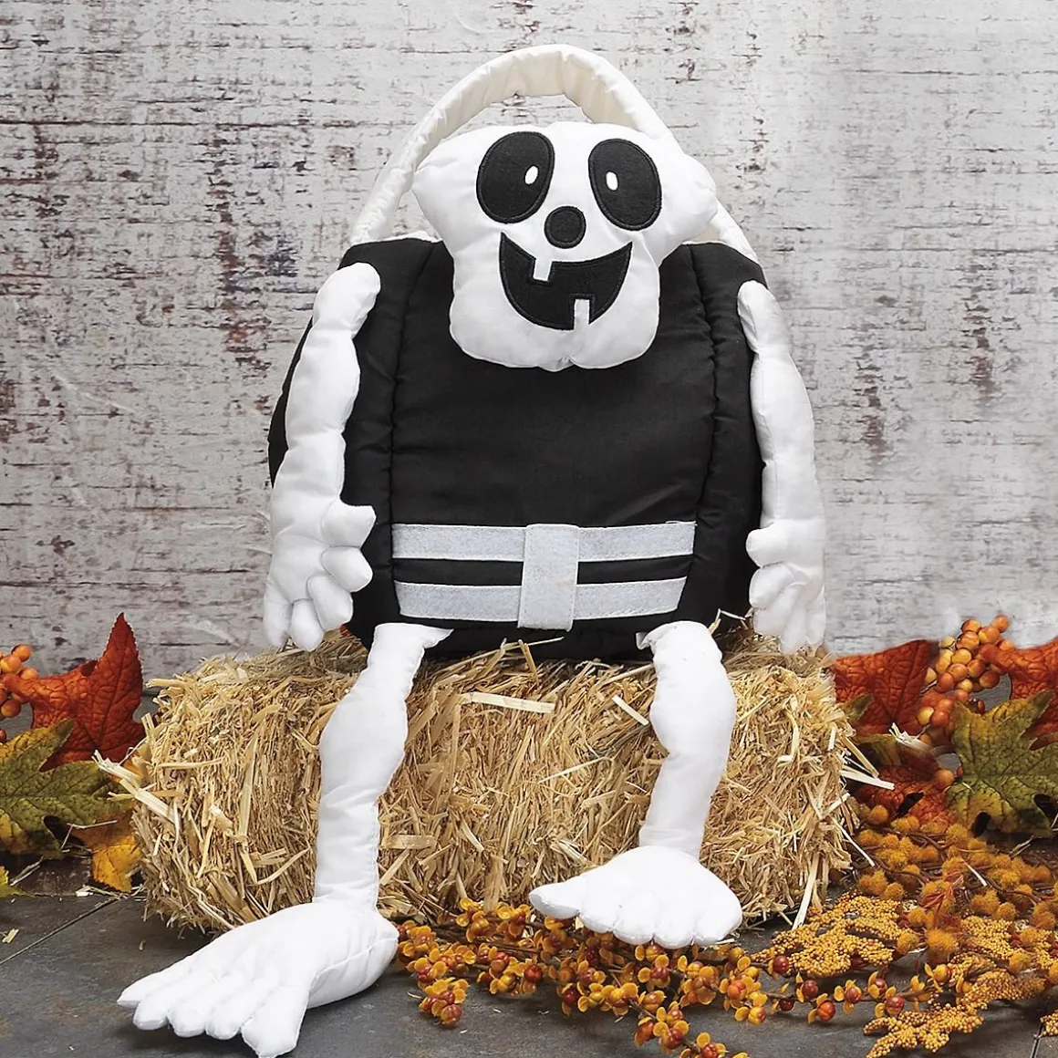 Skeleton Personalized Halloween Treat Bag