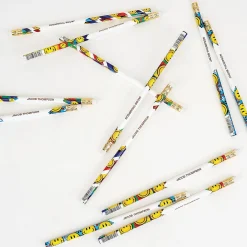 #2 Smiley Faces Personalized Hardwood Pencils