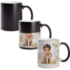 Snowflake Ceramic Photo Mug