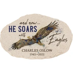 Soars with Eagles Garden Stone