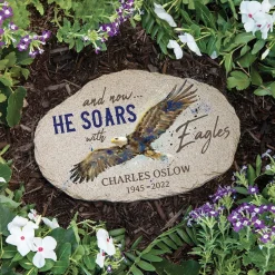 Soars with Eagles Garden Stone