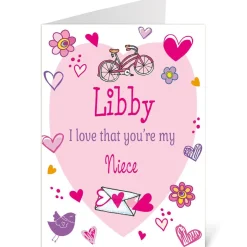 Special Girl Personalized Valentine Card