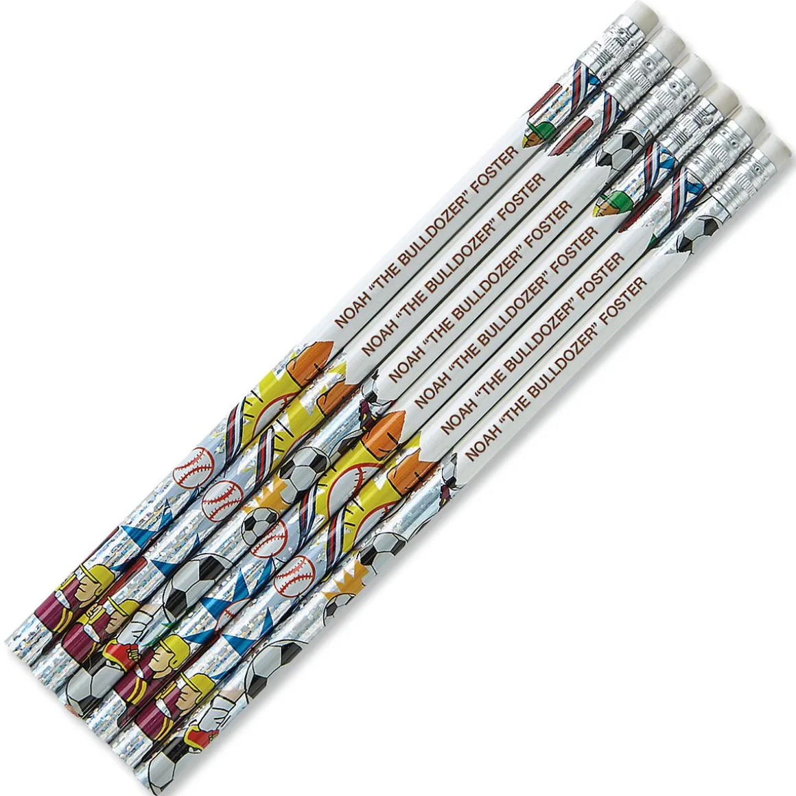 #2 Sports Personalized Hardwood Pencils