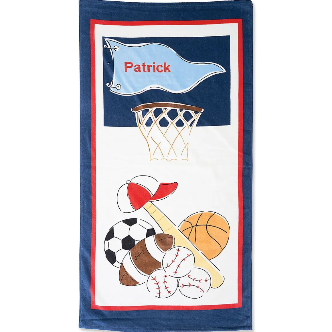 Sports Personalized Towel