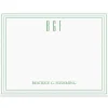 Stripes Personalized Correspondence Cards