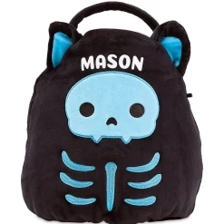 Stump the Skeleton Cat Squishmallow Personalized Treat Bag