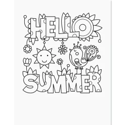 Summer Color & Activity Personalized Book