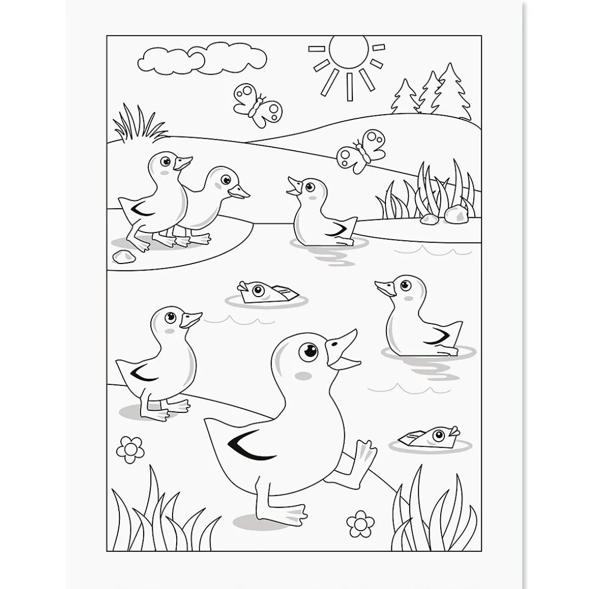 Summer Color & Activity Personalized Book