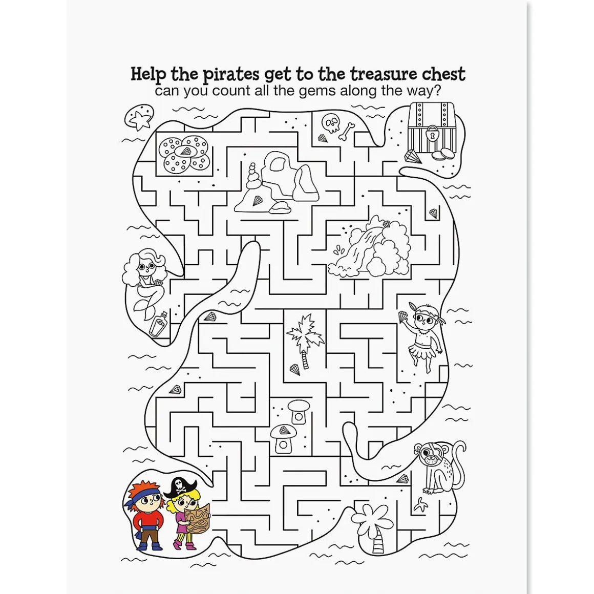Summer Color & Activity Personalized Book