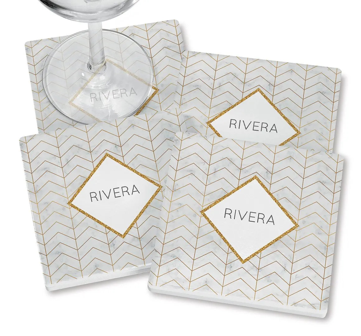 Sunday Chevron Coasters