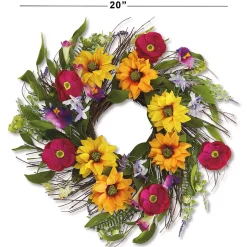 Sunflower Field Wreath