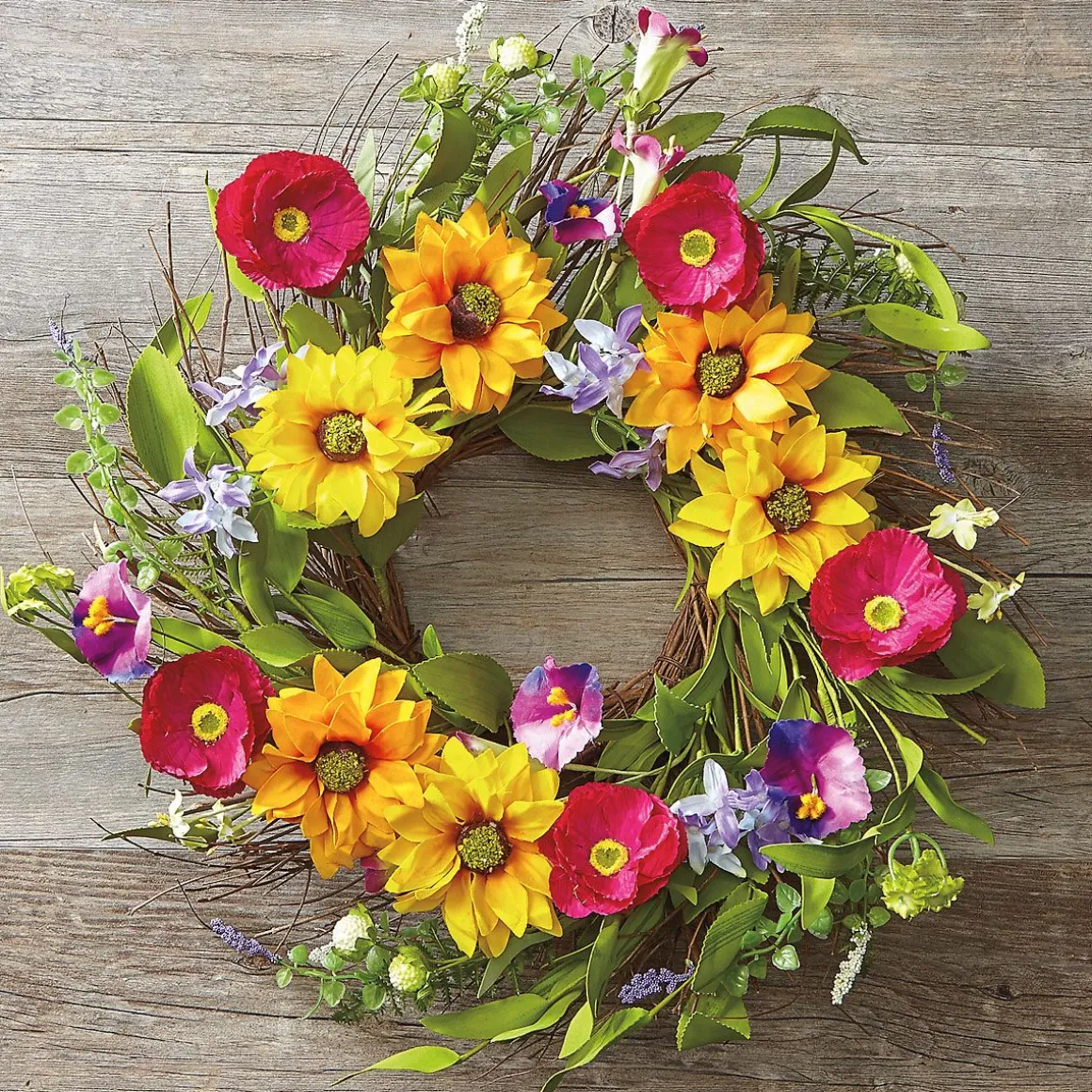 Sunflower Field Wreath