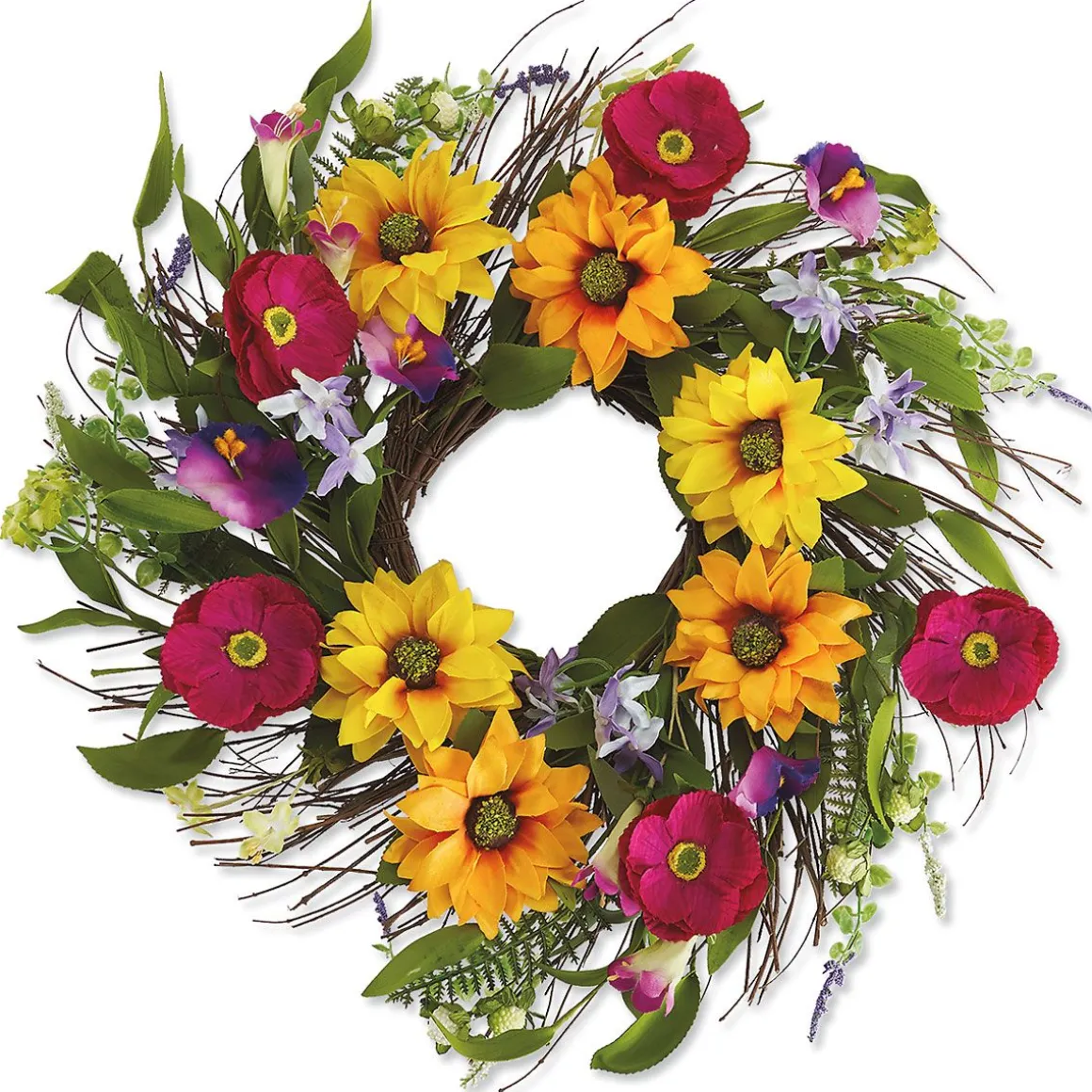 Sunflower Field Wreath