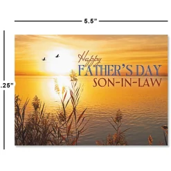 Sunrise Son-in-Law Father's Day Card
