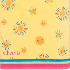 Sunshine Yellow Personalized Towel by Stephen Joseph®