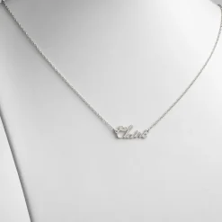 Swirly Script Name Sterling Silver Necklace