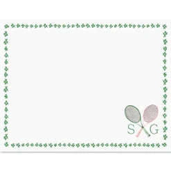 Tennis Personalized Correspondence Cards