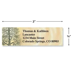 Textures Classic Personalized Address Labels (4 Designs)