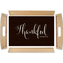 Thankful Personalized Tray