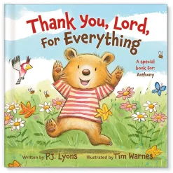 Thank You Lord Personalized Storybook