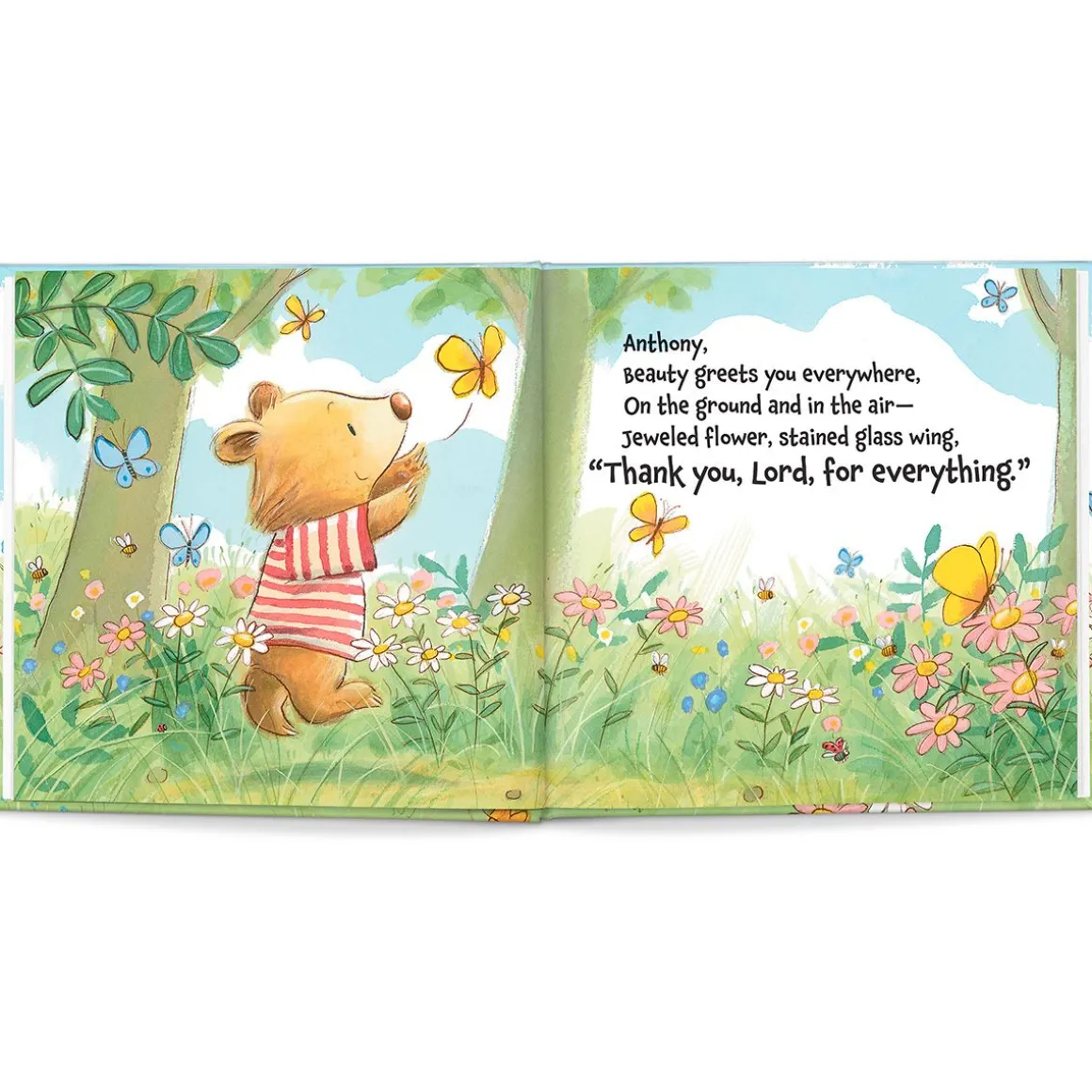 Thank You Lord Personalized Storybook