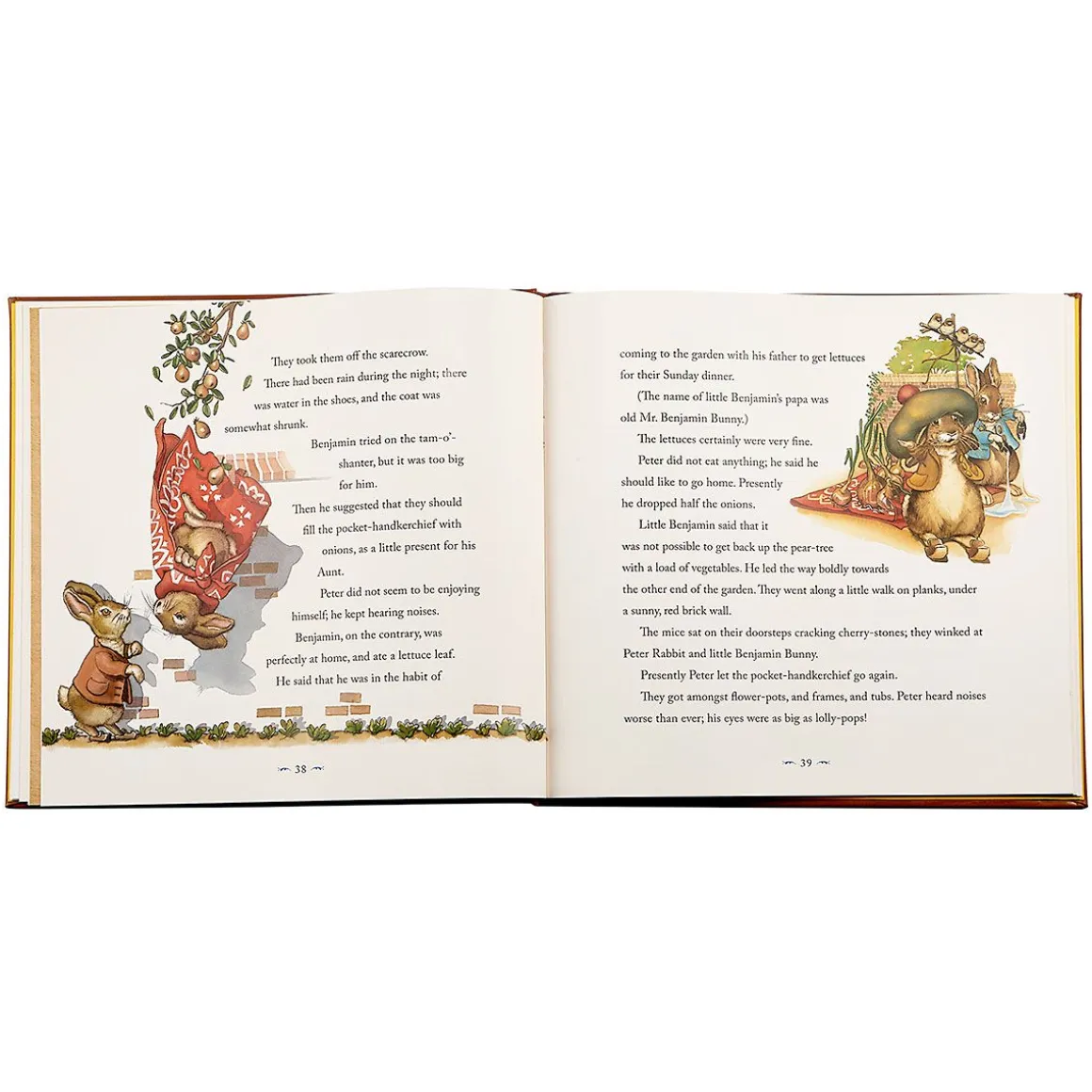 The Classic Tale of Peter Rabbit Personalized Leather-Bound Book