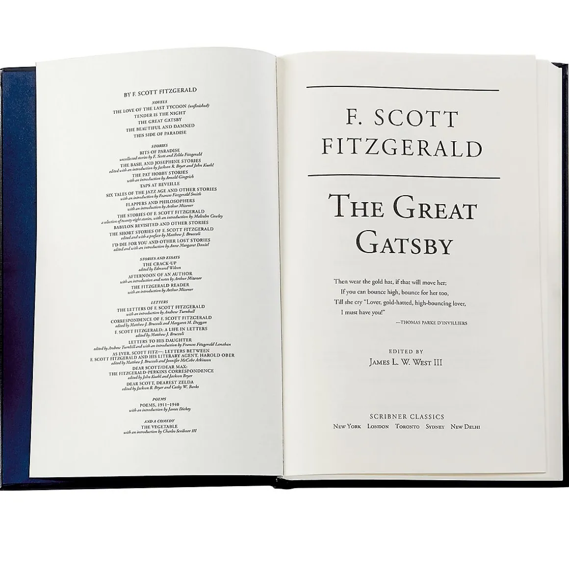 The Great Gatsby Personalized Leather-Bound Book