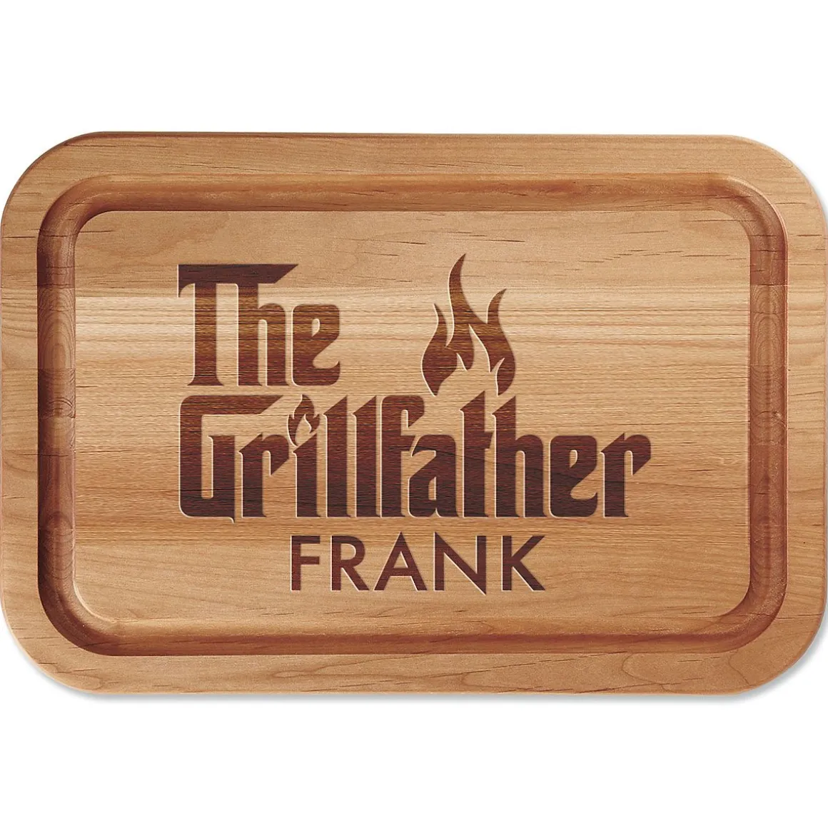 The Grillfather Personalized Wood Cutting Board